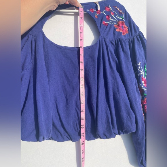 13. Free People Lita Embroidered Top | Size XS - Picture 2 of 16